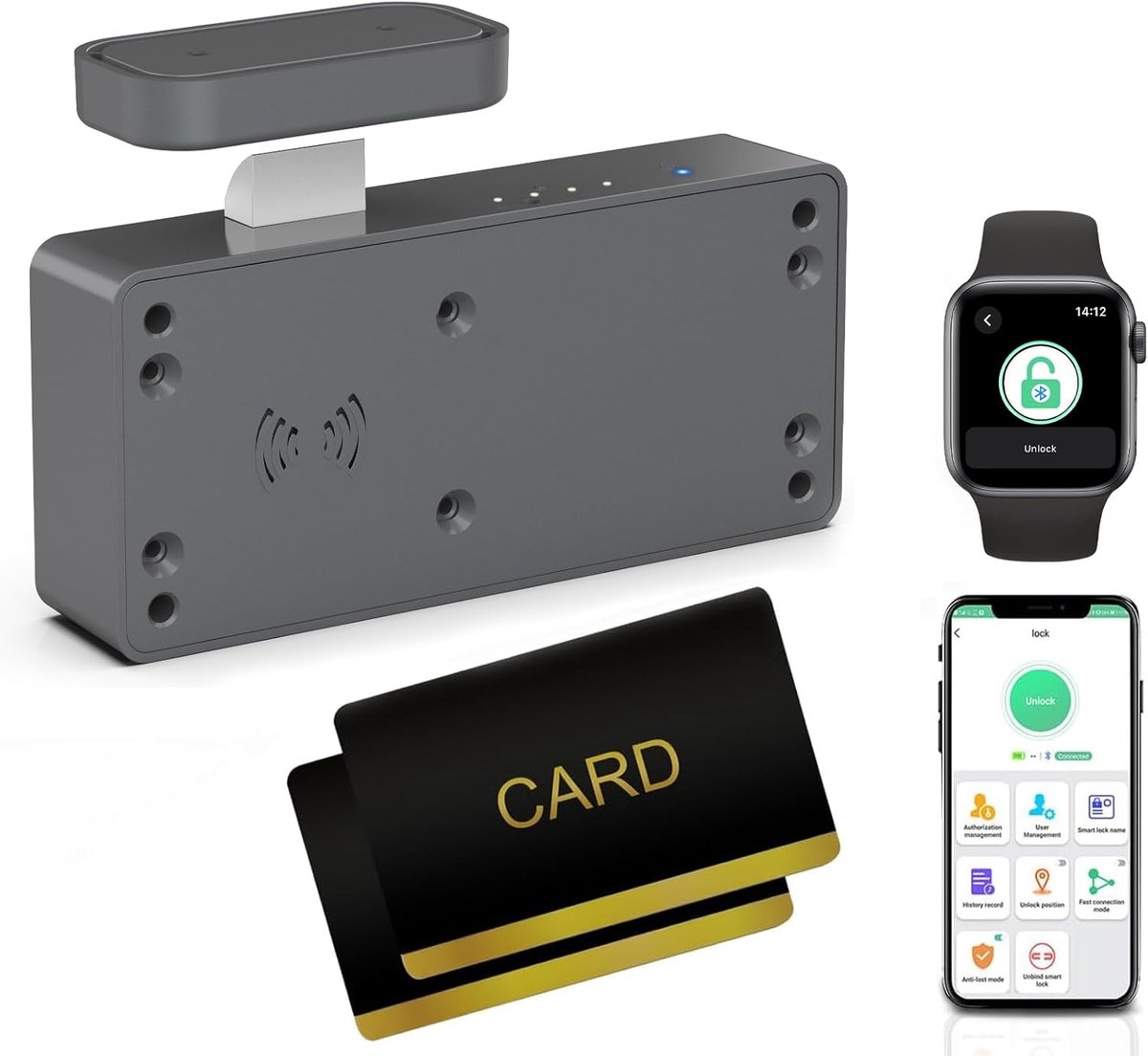 Elektronisch Kastslot NFC RFID - Verborgen Beveiliging voor Meubilair met