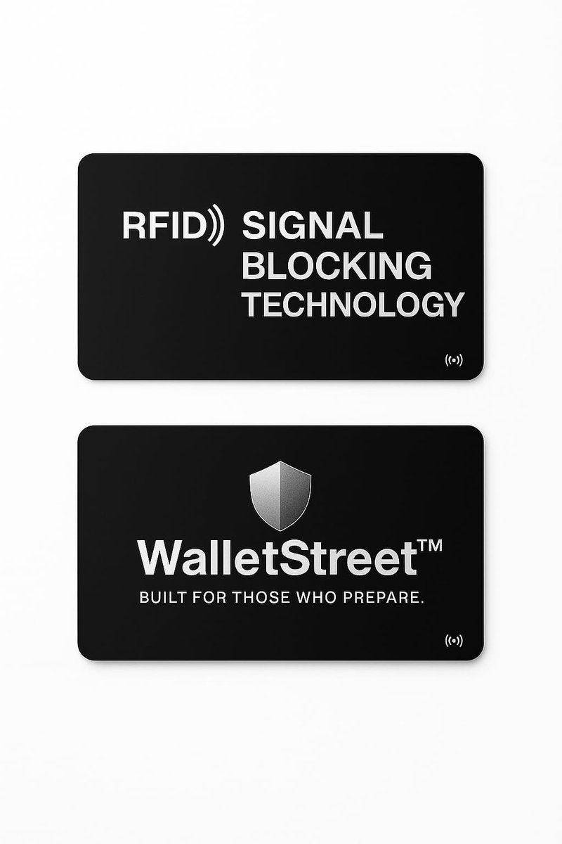 WalletStreet™ RFID Kaart – RFID & NFC Bescherming – Anti Skim Pas – Privacy
