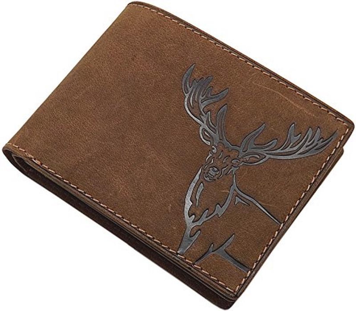 Leren Portemonnee met RFID en NFC Bescherming - Portrait en Landscape Formaat