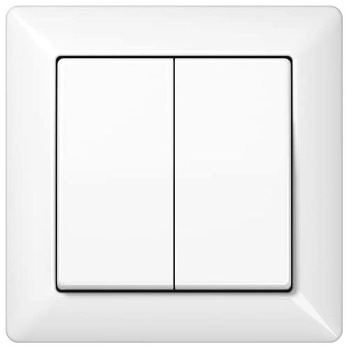 Draadloze Wandzender Set met 4 Kanalen en NFC-module - Batterijvrij installatie