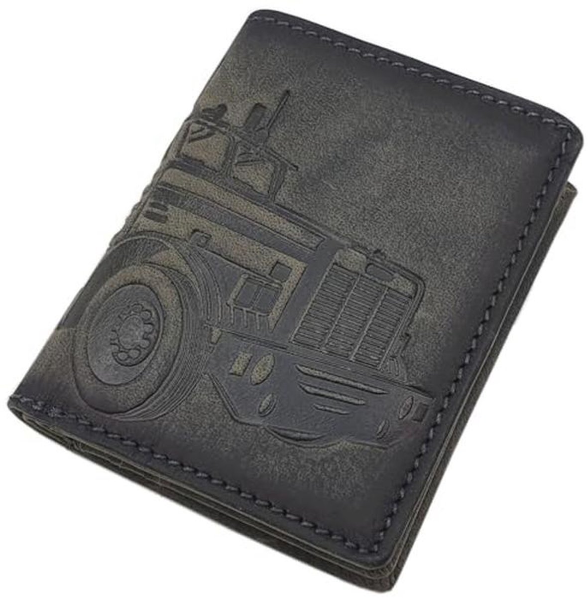 myledershop Kleine echt buffel-portemonnee / portemonnee / portemonnee /