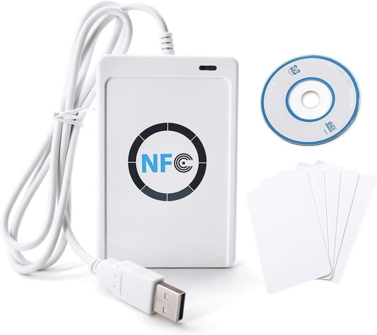 Contactloze RFID NFC Kaartlezer/Schrijver met USB voor Toegangscontrole en