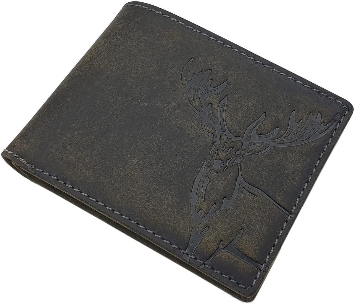 Leren Portemonnee Verticaal of Horizontaal met RFID NFC Bescherming