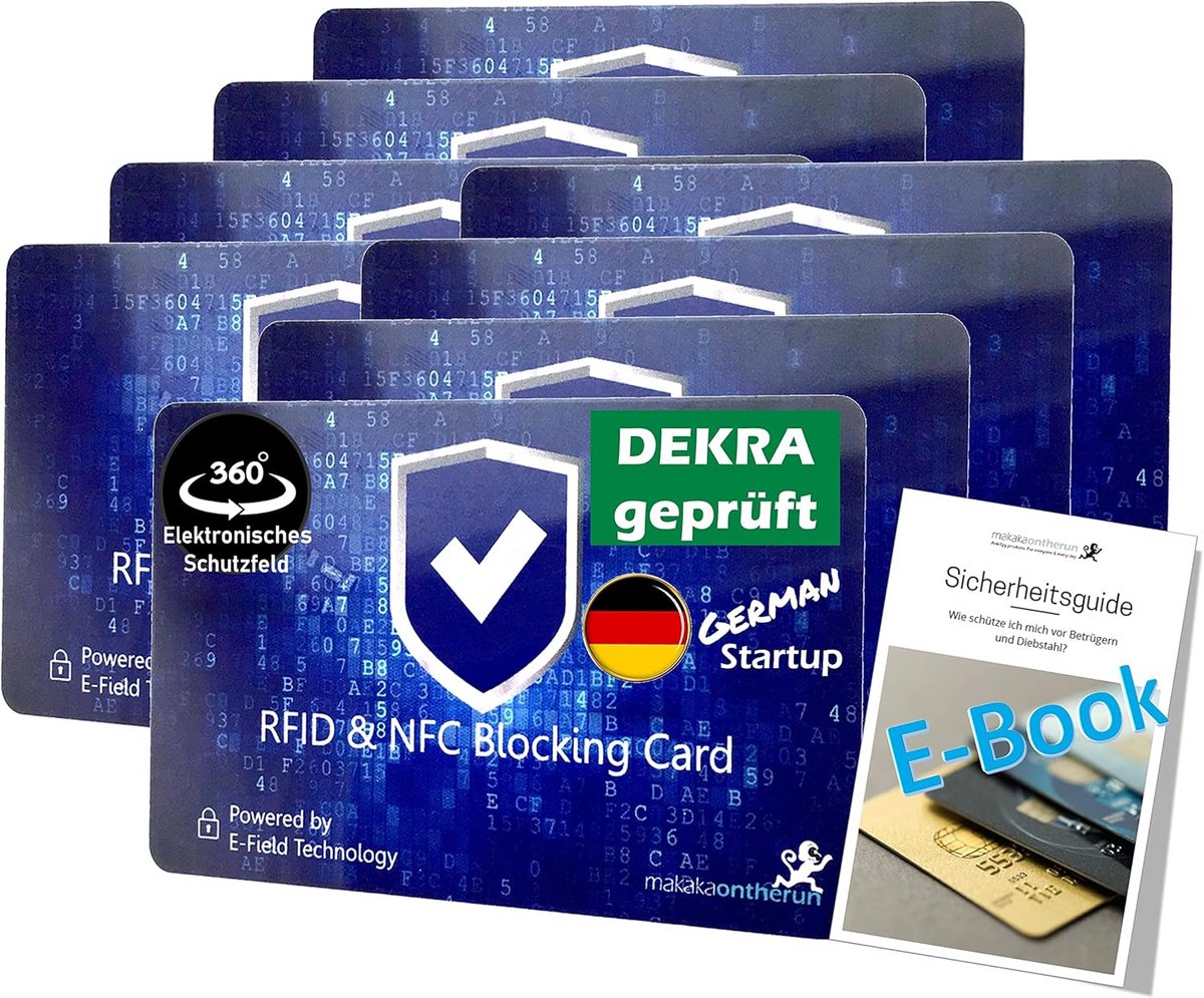 RFID NFC Blokker Kaart Scheckkarten-Formaat - Bescherming Tegen Contactloze