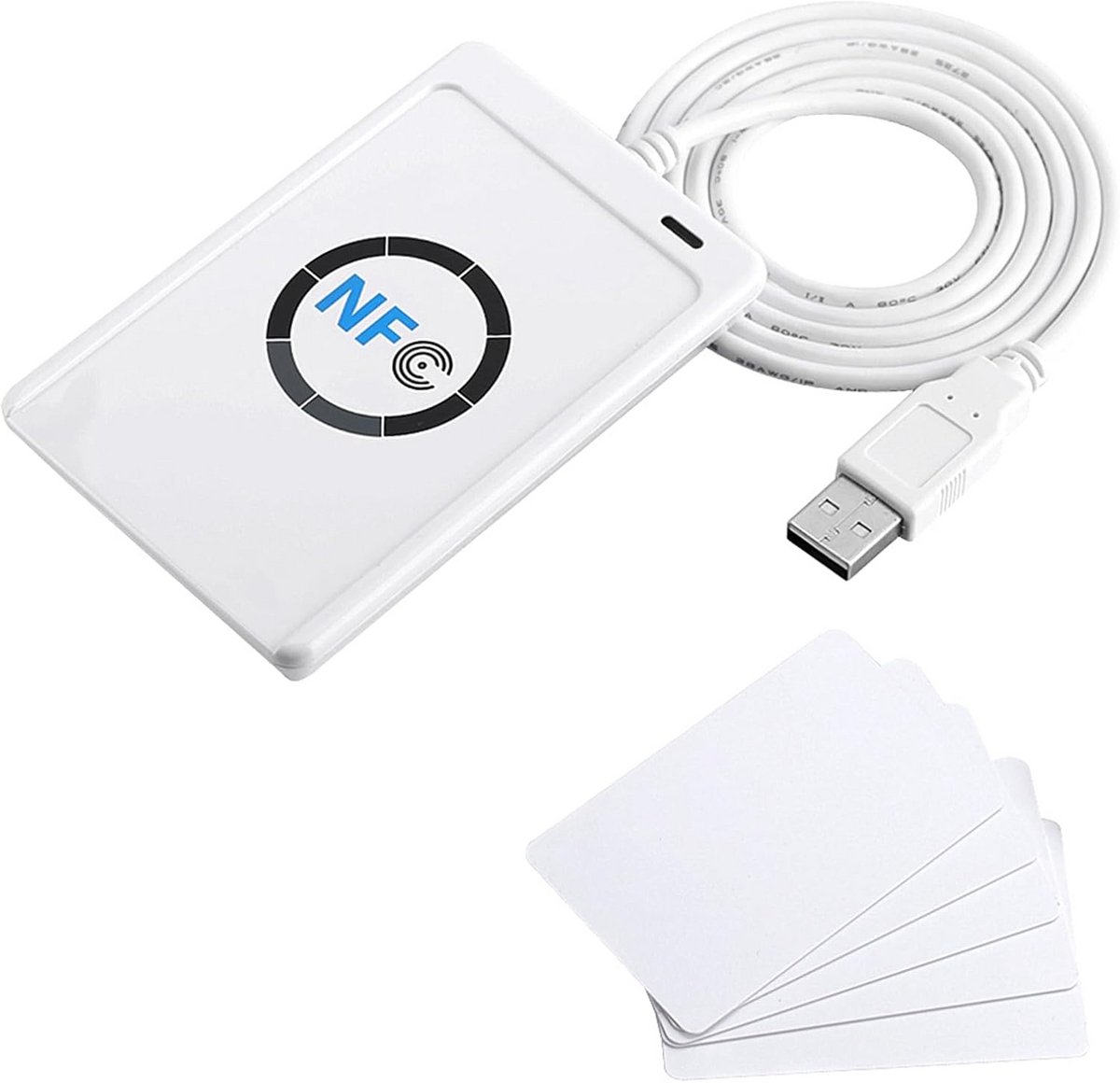 NFC Kaartslezer Writer USB Contactloos RFID Lezer Ondersteuning ISO 14443A B