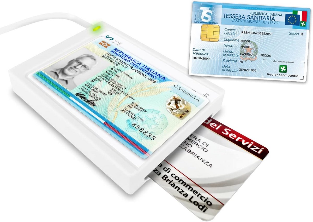 USB 2.0 CIE-lezer en Smartcardlezer voor Windows 10 en 11 - NFC en RFID