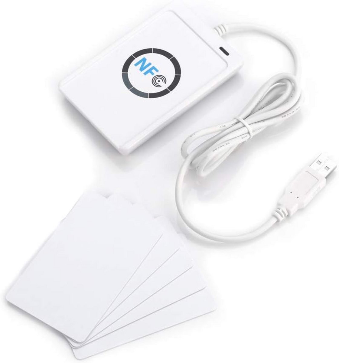 NFC RFID Lezer/Schrijver USB voor Smartcards - Contactloos Kaartlezer